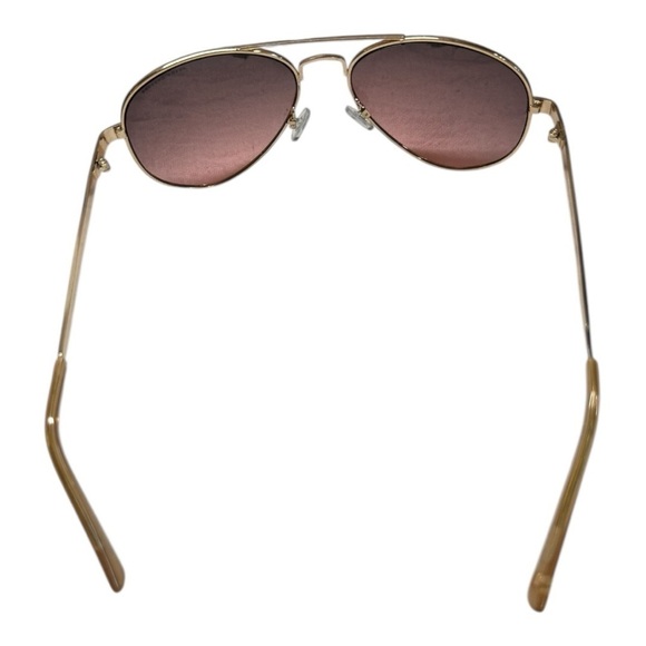 Juicy Couture Pink Aviator Sunglasses Gold with Pink Lenses - Picture 3 of 8